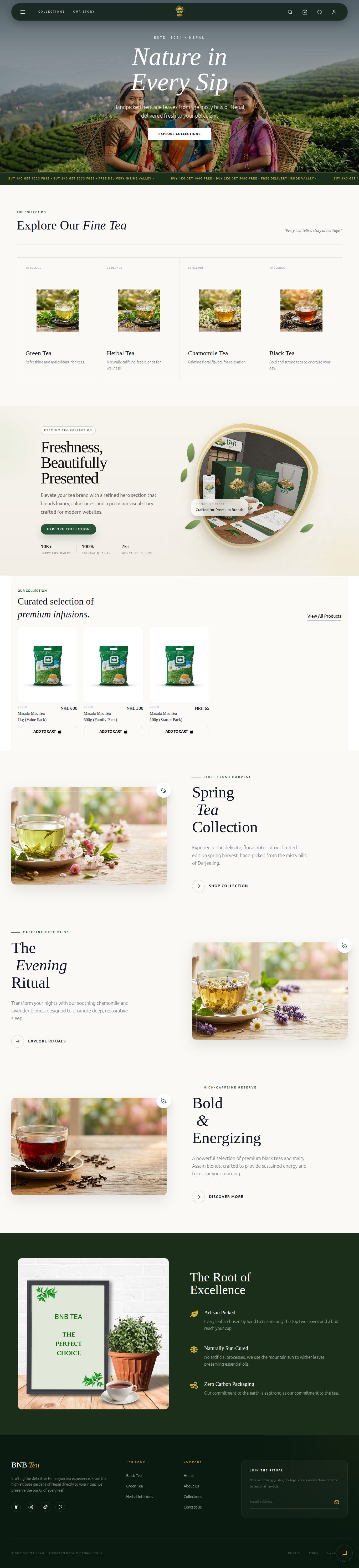 Shopbnbtea E-commerce Platform