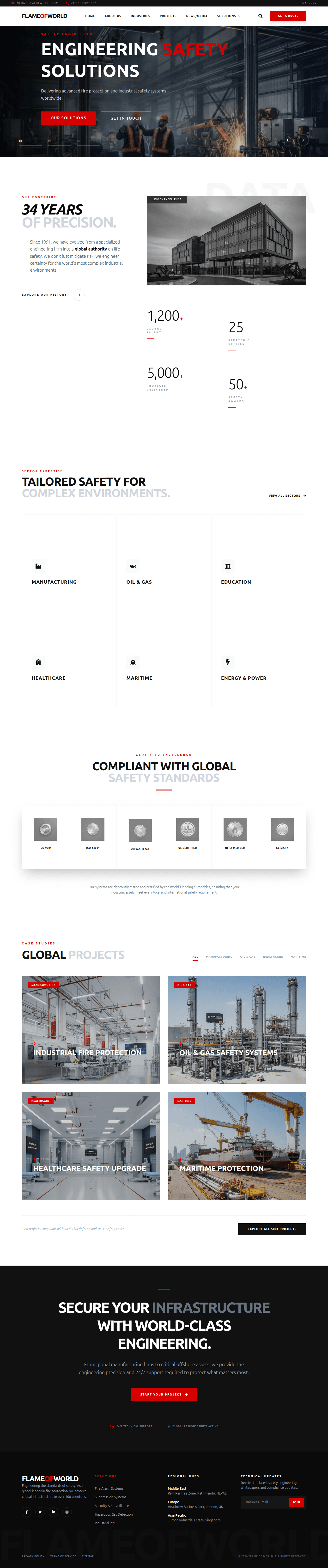 Flame Offworld – Fire Safety Solutions Platform